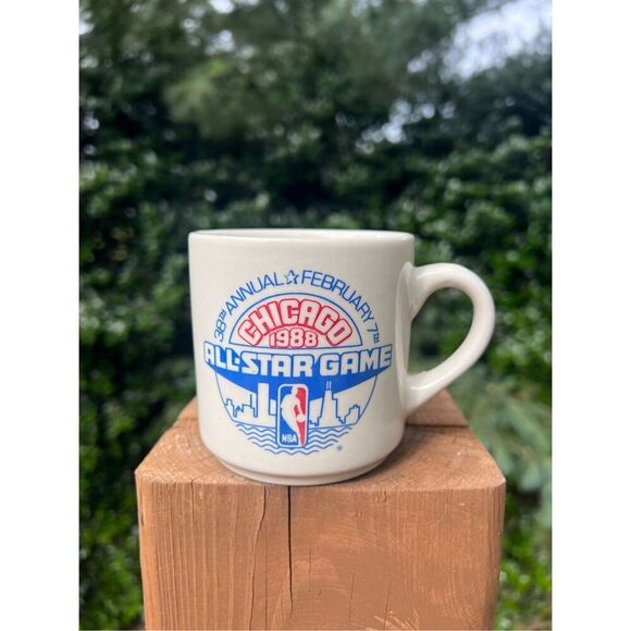 Vintage 1988 NBA Allstar Game Mug - Picture 1 of 7